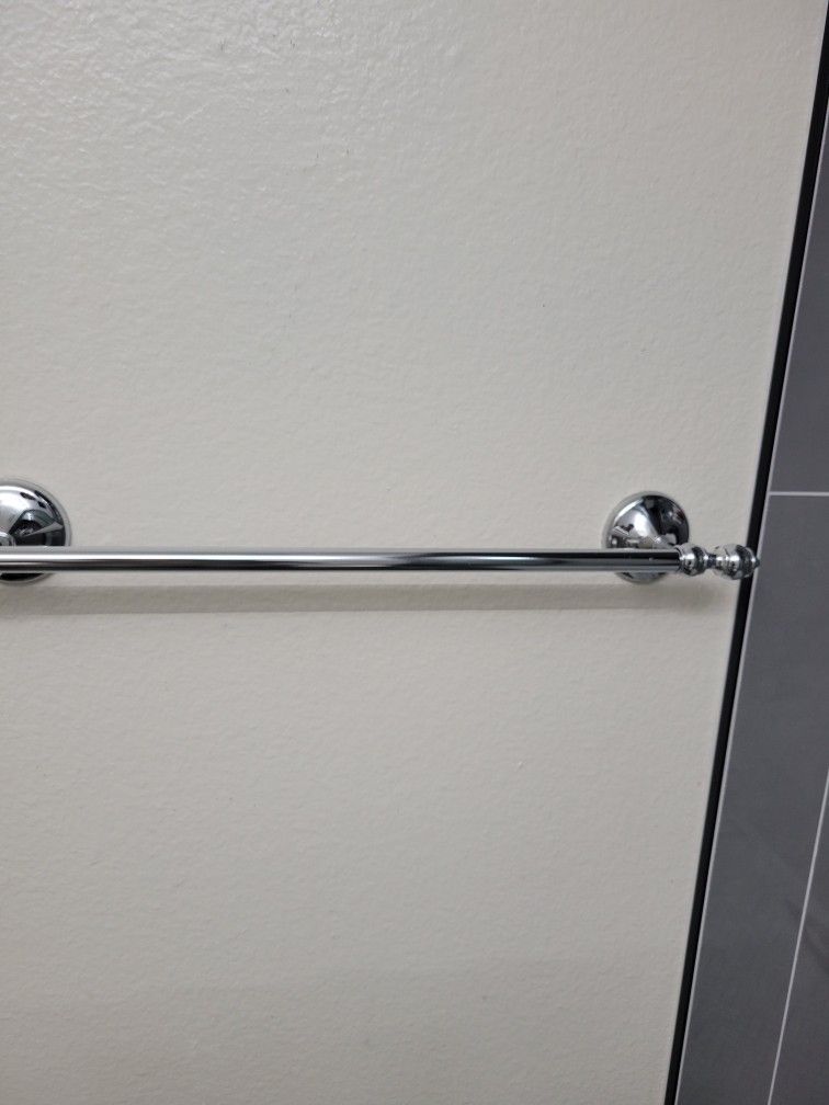 Bath Towel Rack (2) With Hand Towel Ring And Toilet Paper Holder