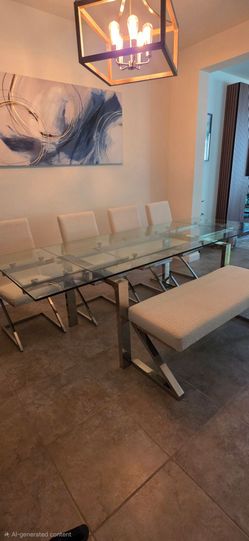 Dinning table extendable