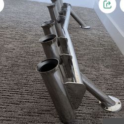 6 Rod Stainless Holder 