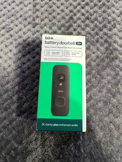 Blink Battery Doorbell 2K+ (Newest Model)—Wireless Video Doorbell, Night Vision