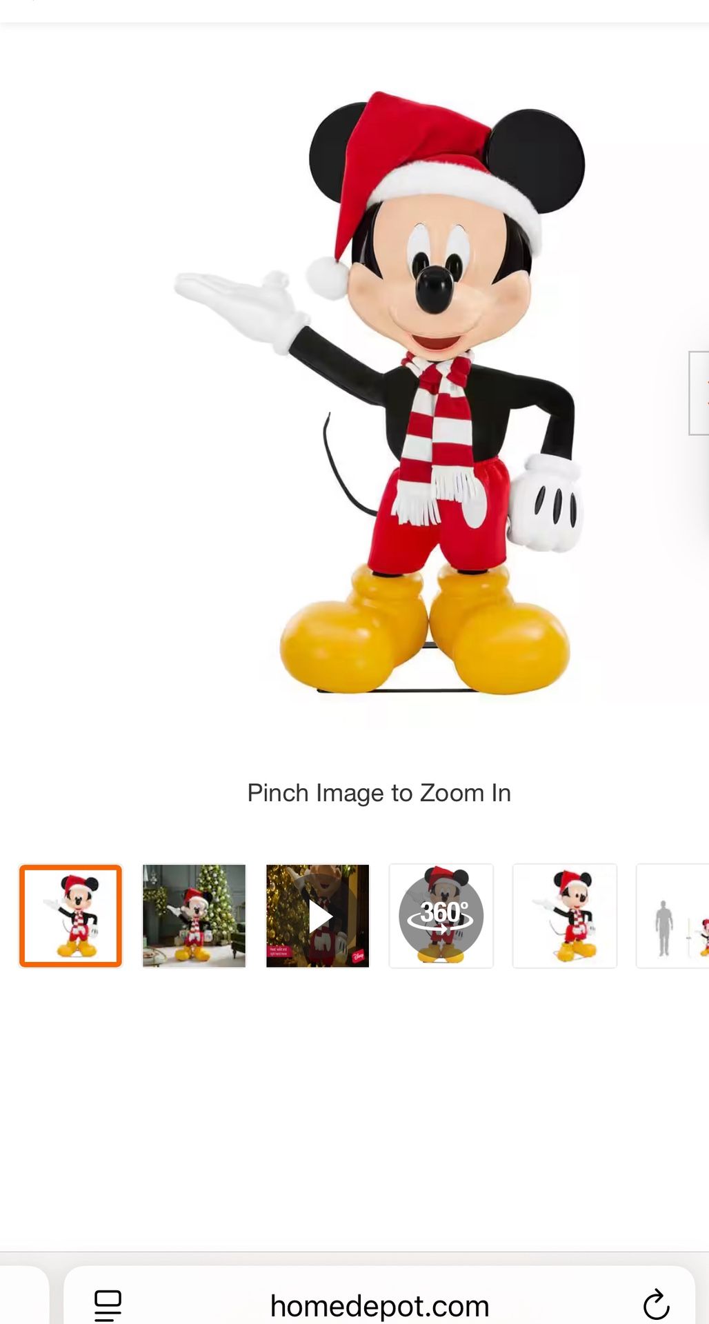 Mickey Mouse 4’ Each 