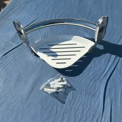 12” Corner Grab Bar With Soap Dish