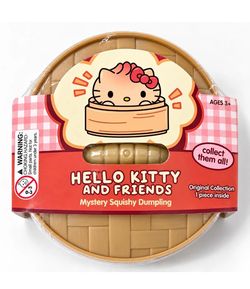 Hello Kitty And Friends Mystery Squishy Dumpling Original Collection Fidget Toy