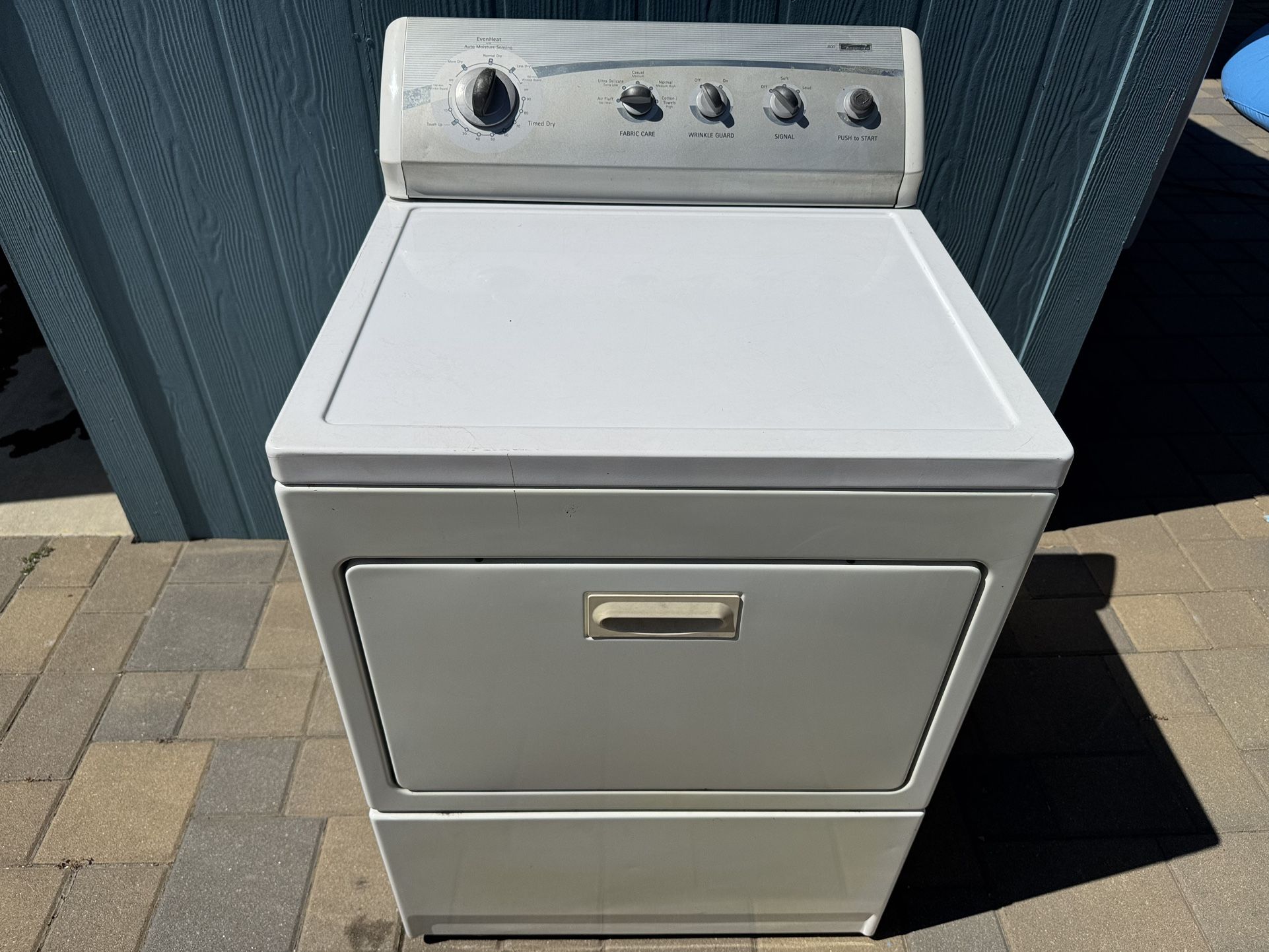 Kenmore 800 Series Gas Dryer