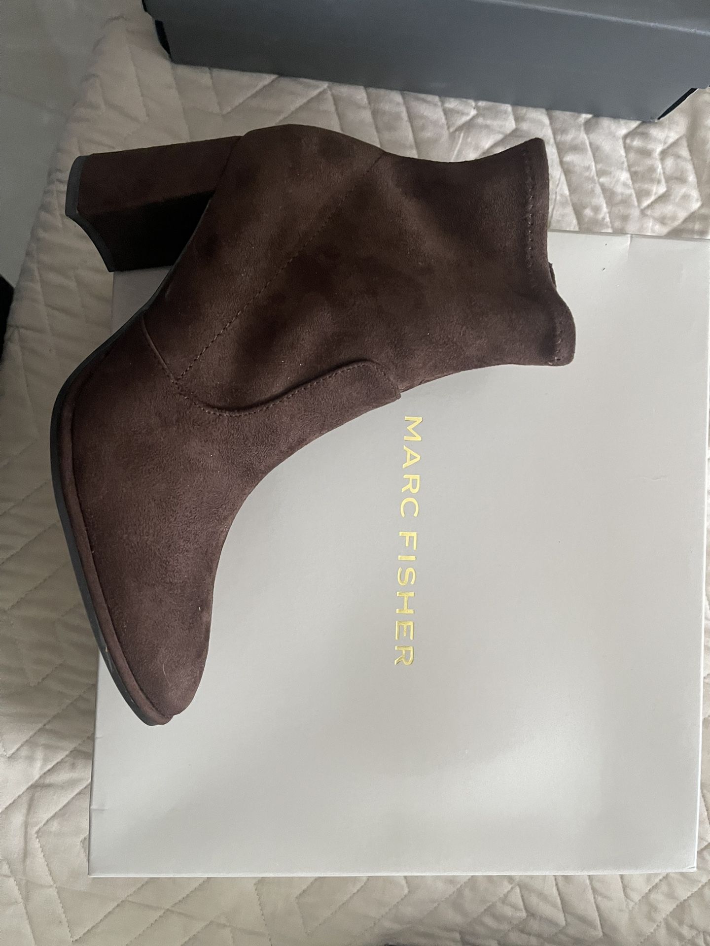 Marc Fisher Brown Boots Suede