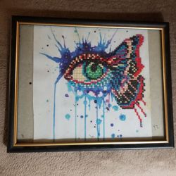 Multimedia Desk Art Original Framed - Anonymous

