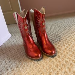 Toddler Western Red Boots 
