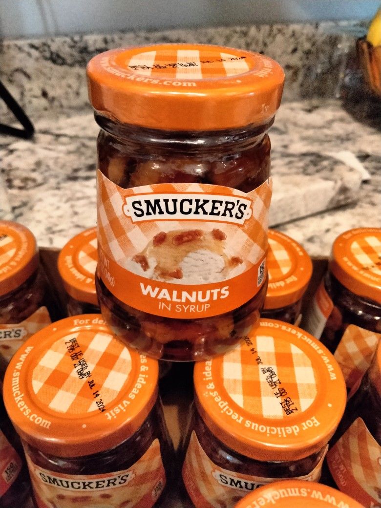 Smuckers Wet Nuts 5 oz. Jars. $10.00 each Jar