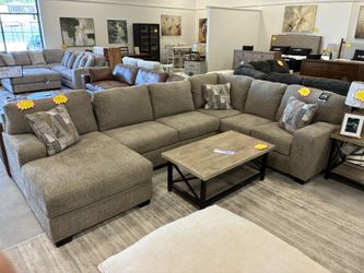 Beigish Gray Sectional Couch