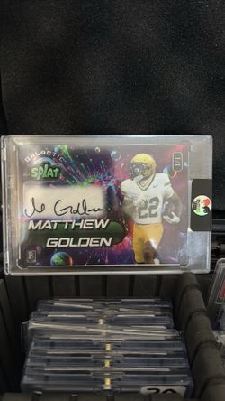 Matthew golden rookie autograph 1/1