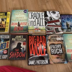 James Patterson Book Collection hard cover set of 10 pick up Coral Springs 33071