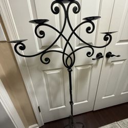 Wrought Iron Candle Stand