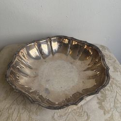 Vintage Chippendale Silver Plated Bowl - Feel Free to Ask Questions