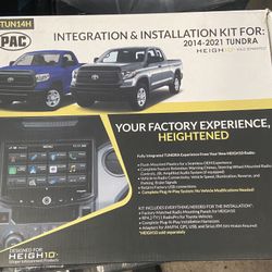2014-2021 Tundra Integration Kit For Heigh 10 Radio 