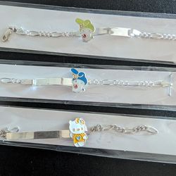 Silver .925 Hello Kitty Bracelet For Girls 