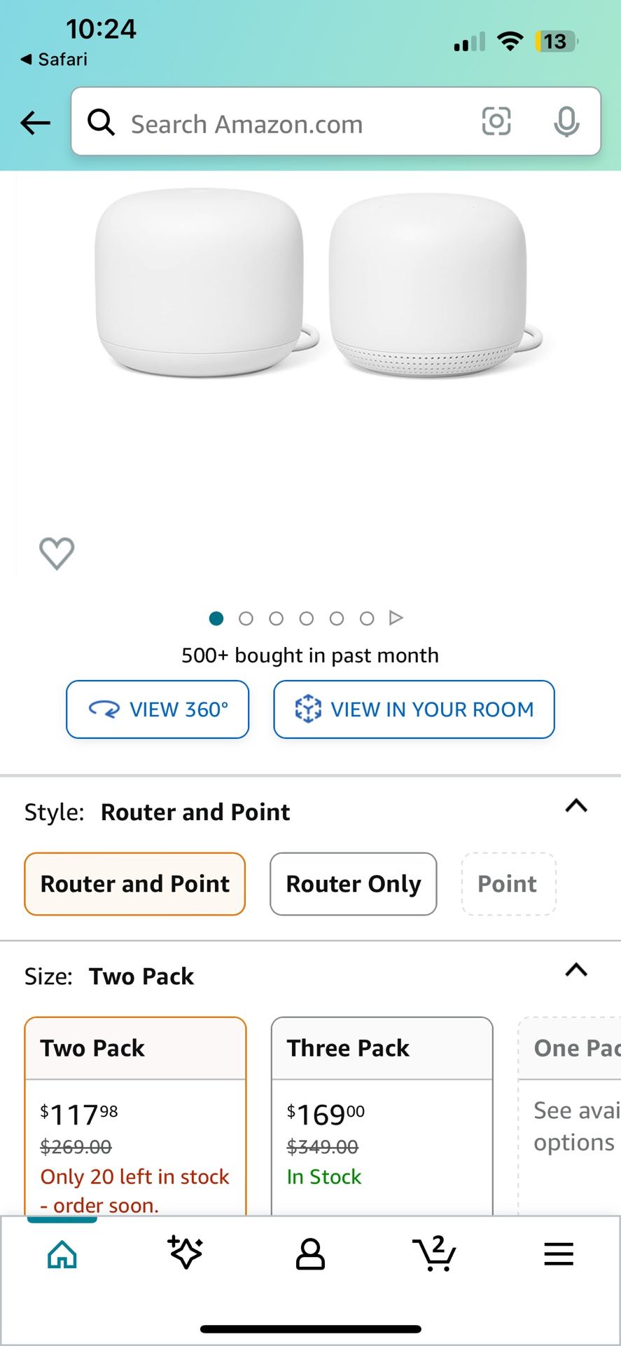 Google Wifi Mesh Router 