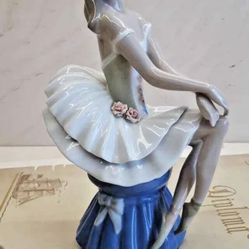 Casades Porcelain Ballerina Lady Figurine
