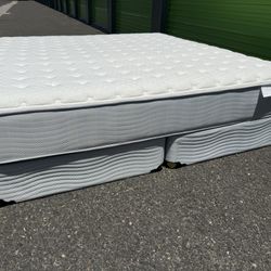 King Size Mattress And Box Springs Set King Bed King Mattress Firm Mattress Free Delivery 