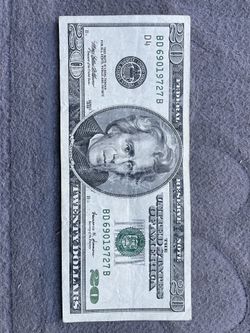 Federal Reserve Note Old Twenty Dollar Bill Series 1999 