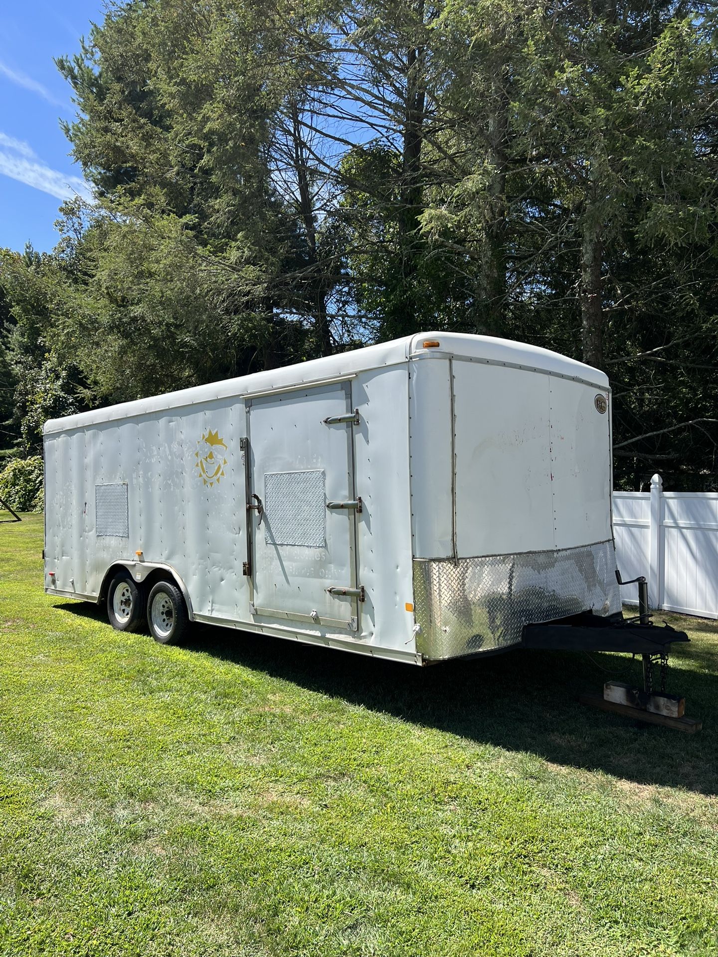ENCLOSED RC TRAILER WITH SIDE DOOR 20 x 8 MADE IN USA