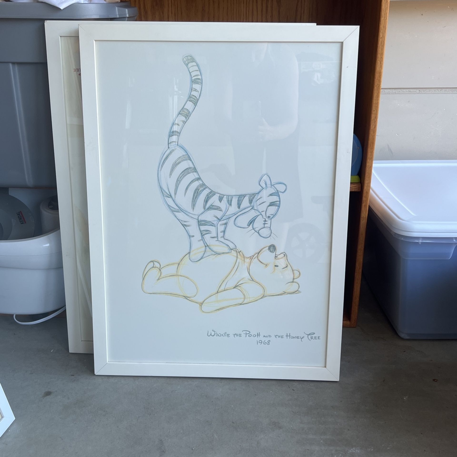 Nursery Framed Winnie The Pooh Picture (1 Of 4)