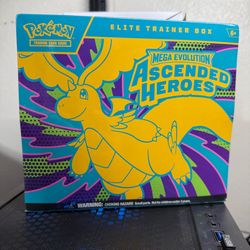 Pokemon Mega Evolution Ascended Heroes Elite Trainer Box Sealed New ETB US