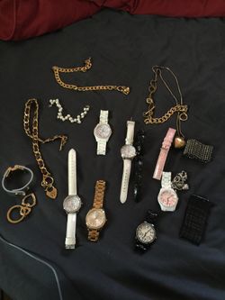 Women's designer watches and bracelets Betsy Johnson and Guess