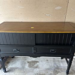 console or cabinet for living room or dining room or entire 