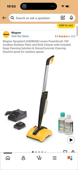 Patio/deck cleaner