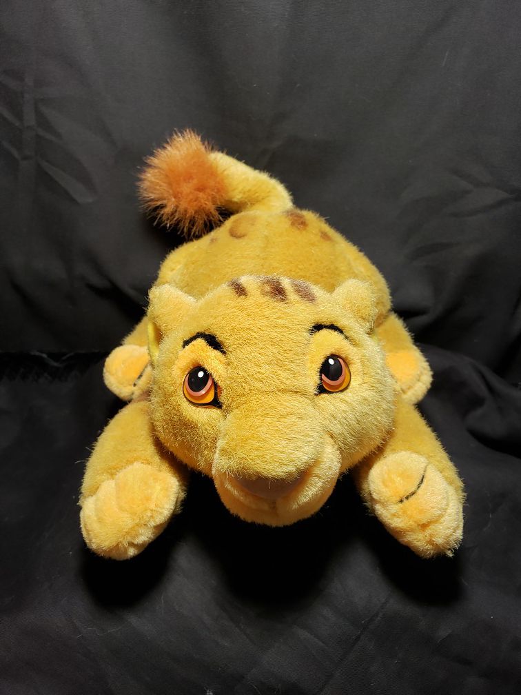 Disney store lion king cub baby Simba 8"