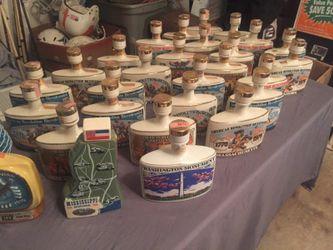 Bicentennial bottles from different states