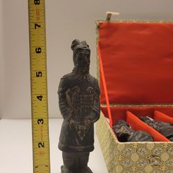 Samurai Clay Statues and Wall Decor