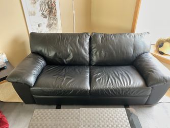 Leather couch