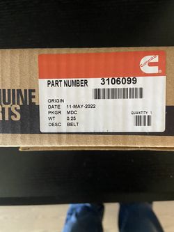 Cummins Fan Belt