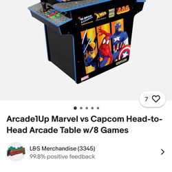 Arcade1Up released this Marvel vs Capcom Head- 2-Head Arcade Table in 2021.