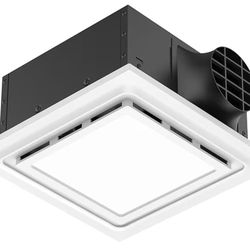 Brand New 12” Bathroom Exhaust Fan with LED Light – Quiet & High Airflow