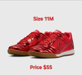 Ready for pickup right now!New Authentic Red Nike Sneakers Size 11