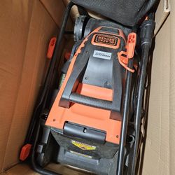 Black And Decker Electric Lawnmower W Bag