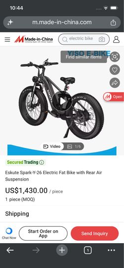 Eskute 26/4.9 super huge fat tires runs super fast and smooth