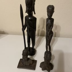 2 African Statues
