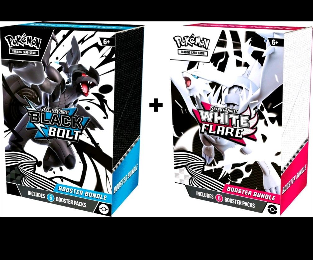 Pokemon White Flare & Black Bolt Booster Bundles 
