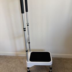 Sangohe Step Stool with Handle for Elderly, Aluminum Step Stools for Adults,