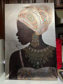 Decorative African Canvas Art