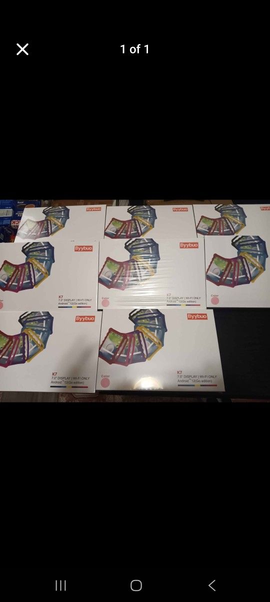 BYYBUO 7INCH KIDS TABLET'S (EACH)