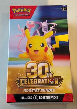 Pokemon 30th Anniversary Booster Bundle New Sealed