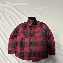 Toddler flannel jacket
