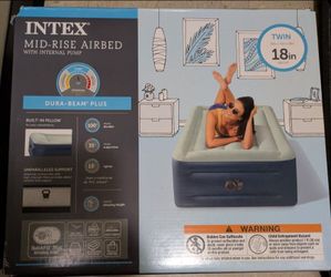 Intex Twin size airbed 18in