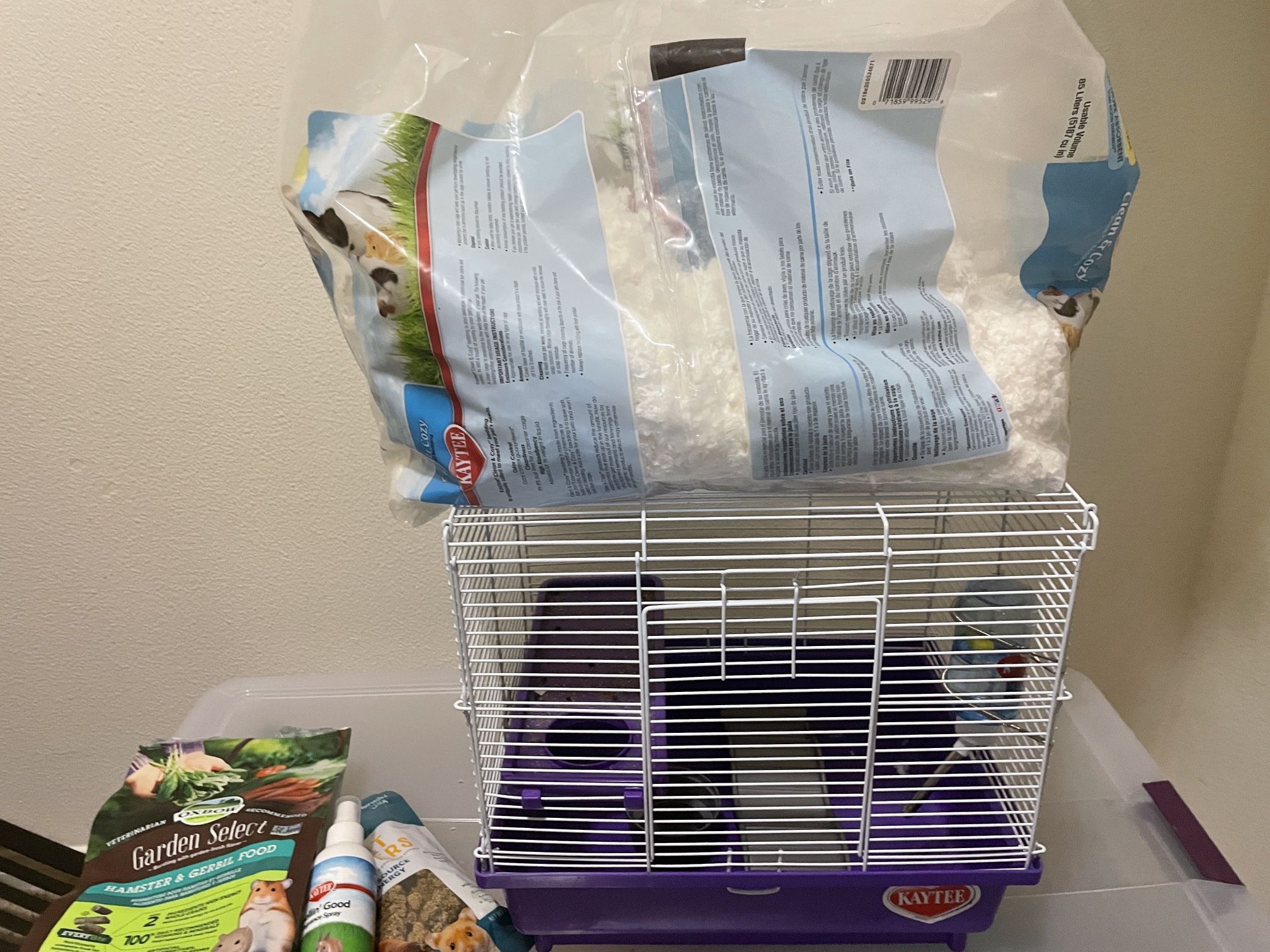 Hamster Cage And Supplies For Sale