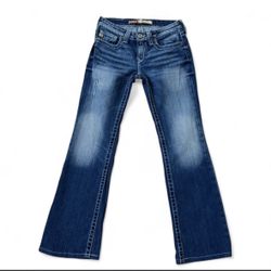 Big Star blue denim remy low rise bootcut jeans