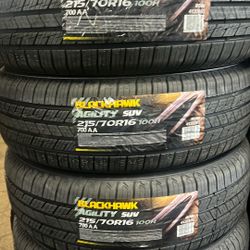215/70/16 Blackhawk Tires